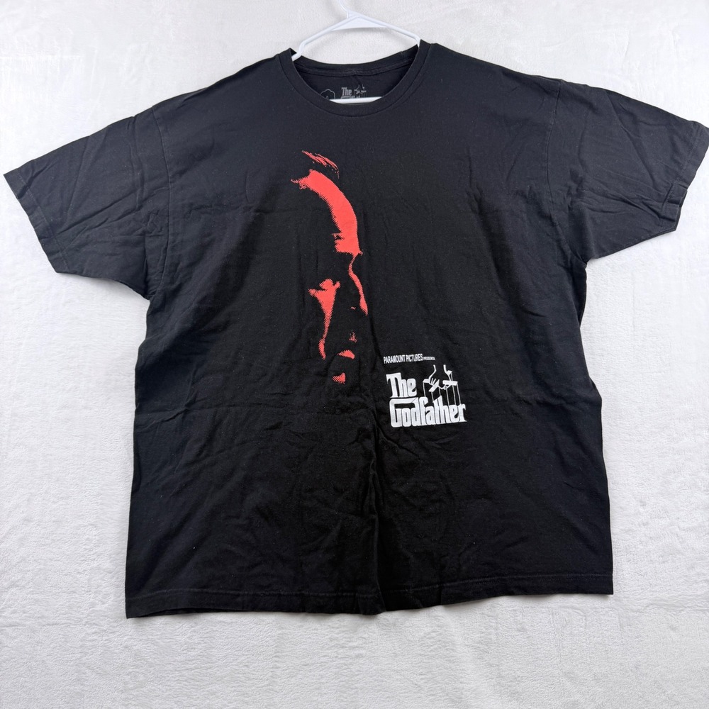 The Godfather T-Shirt Movie Graphic Print Black 3XL